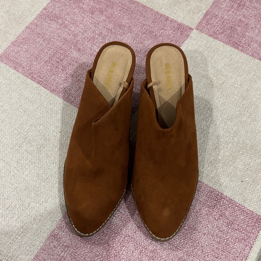 Old Navy Brown Mules